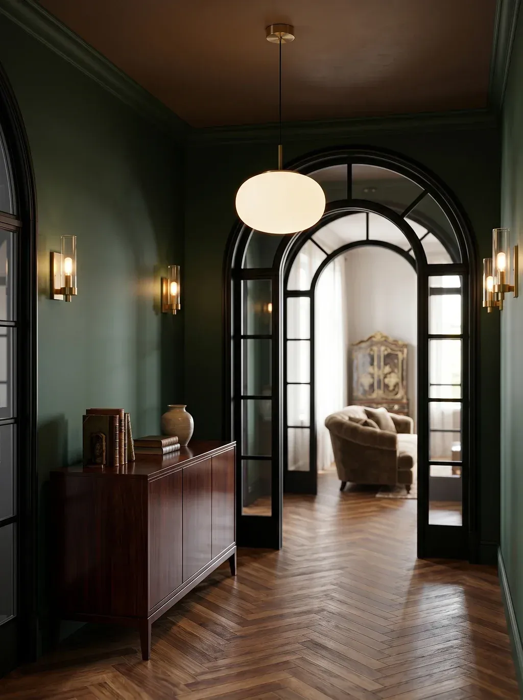 Moody classical interior photograph of a single INSERT PRODUCT REFERENCE