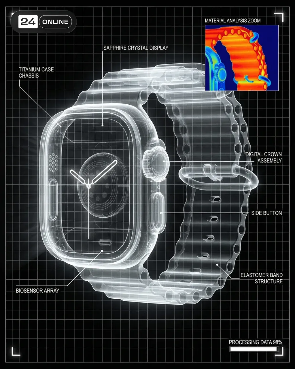 You are a world-class industrial visualization director and futuristic interface