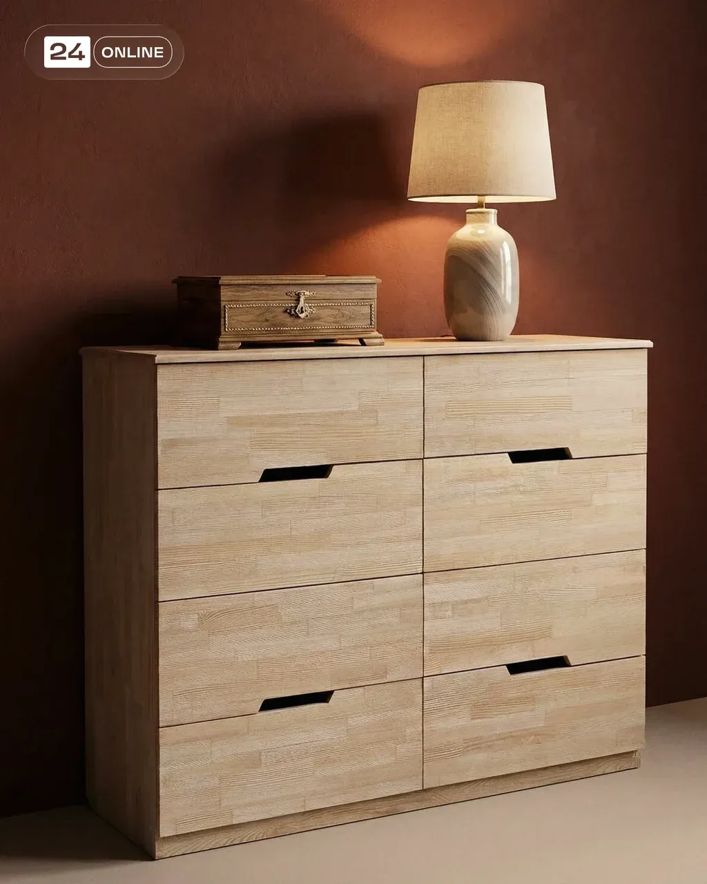 The object from the uploaded photo — a bedroom dresser