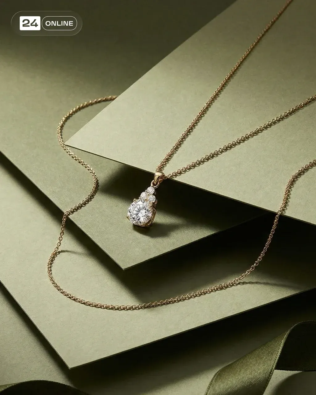 A high-end editorial jewelry product photoshoot featuring @img1 styled on