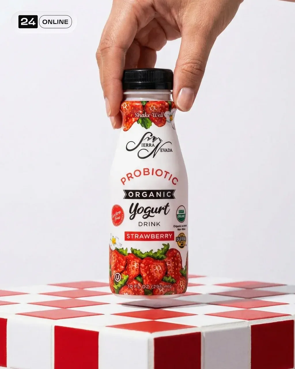 A premium studio lifestyle product photography shot featuring @img1 held
