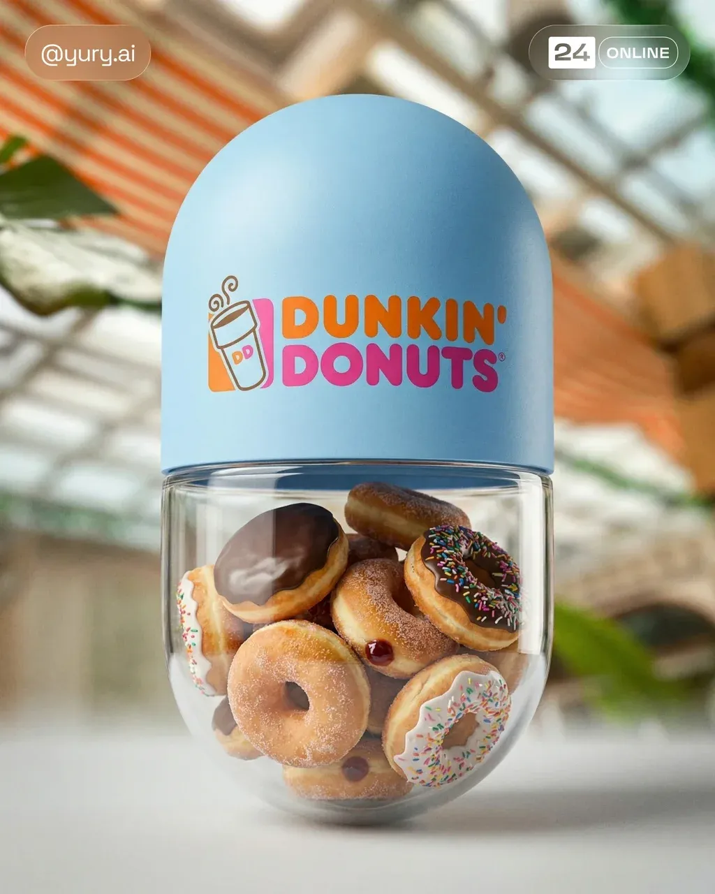 Product photo in a 3:4 aspect ratio, a capsule with