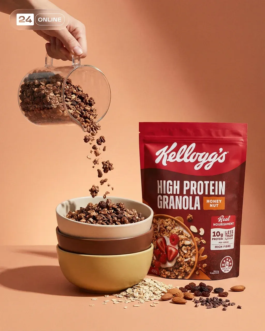 A brand-led editorial image focused on emotion over product. The
