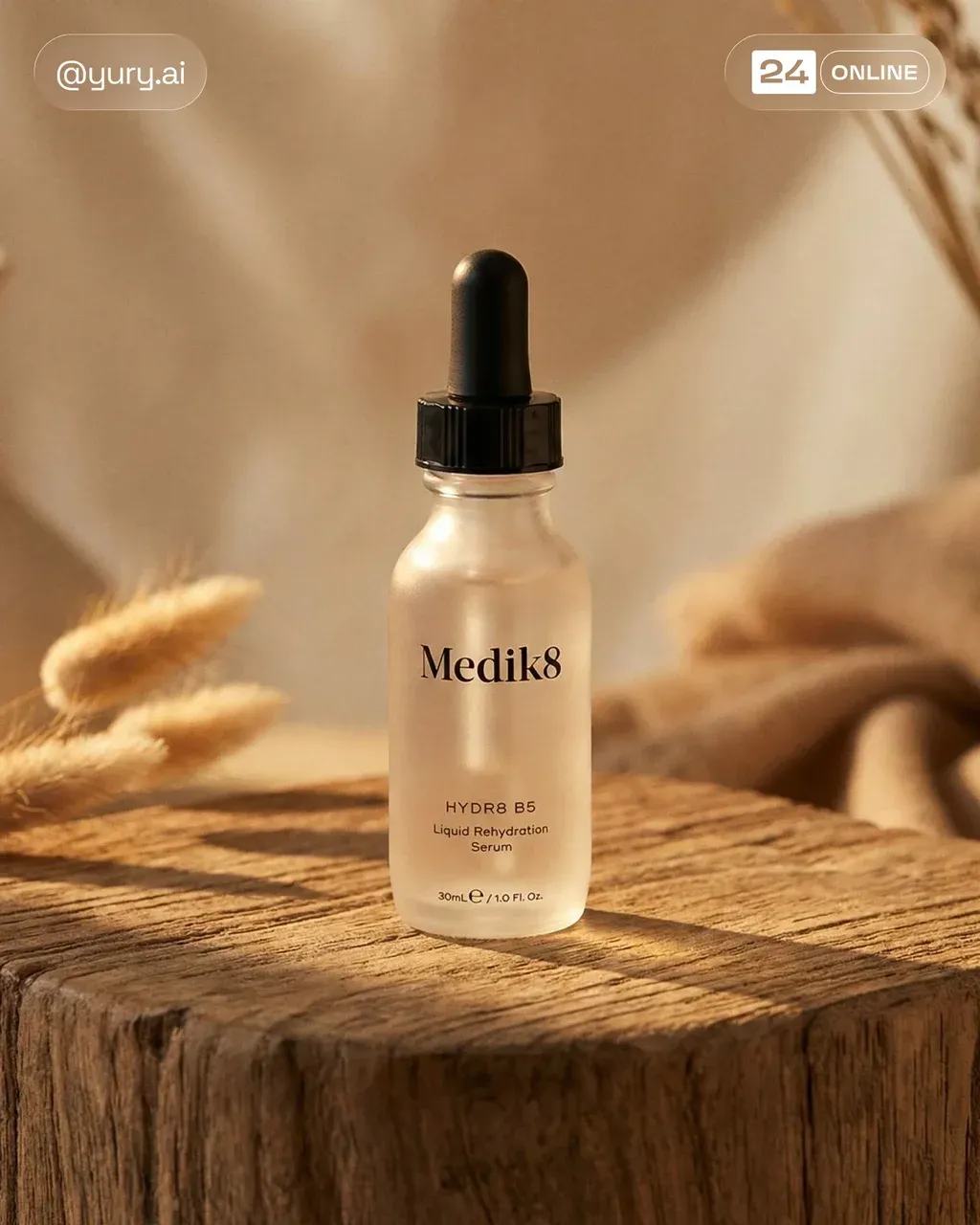 A minimalist extremely close-up photograph of a product: PRODUCT placed