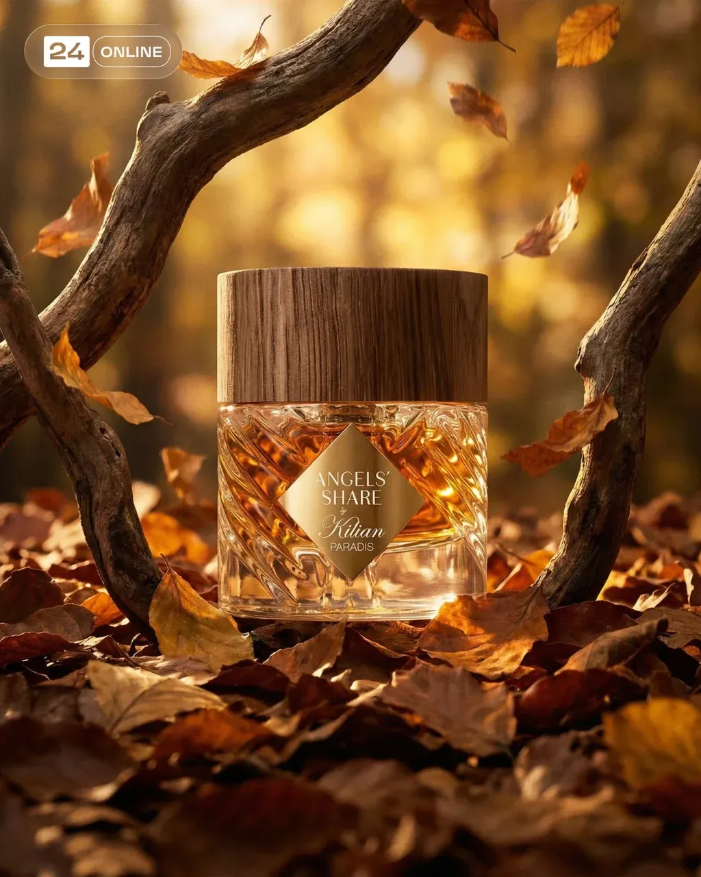 A meticulously crafted product shot featuring a bottle of “WILD