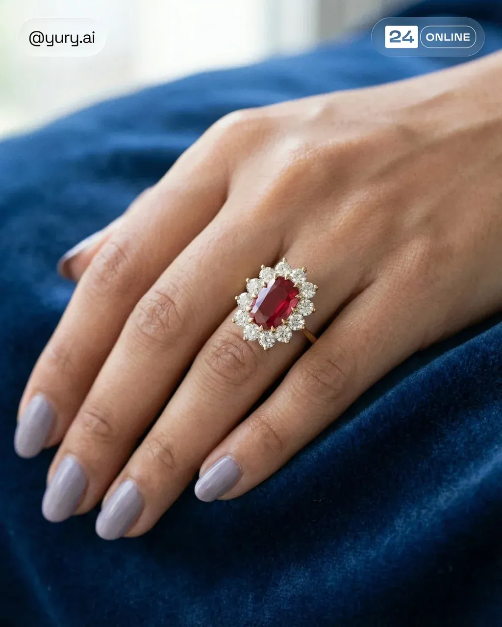 A close-up editorial shot of a woman’s soft skin hand