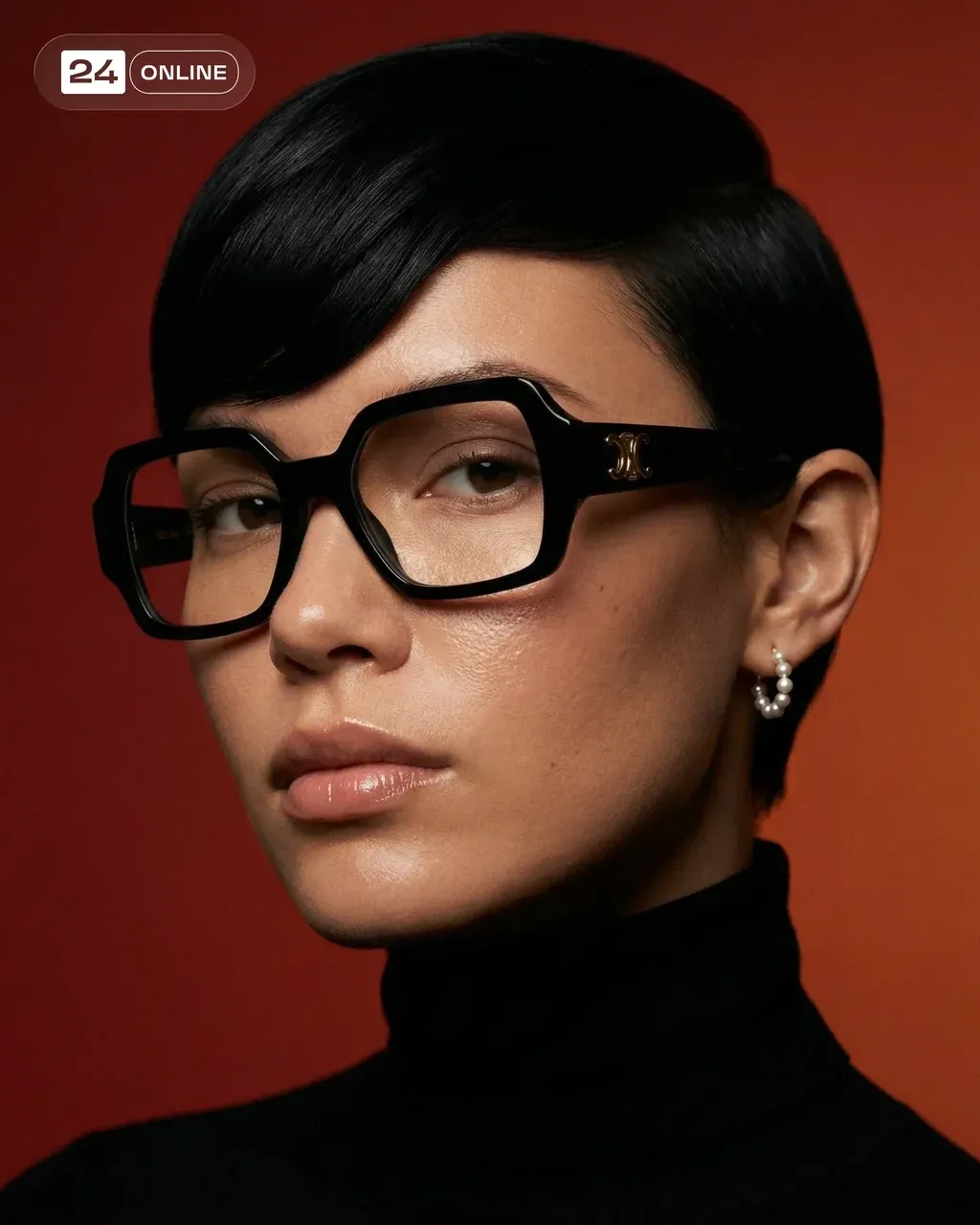 ultra realistic studio portrait of a female model wearing PRODUCT