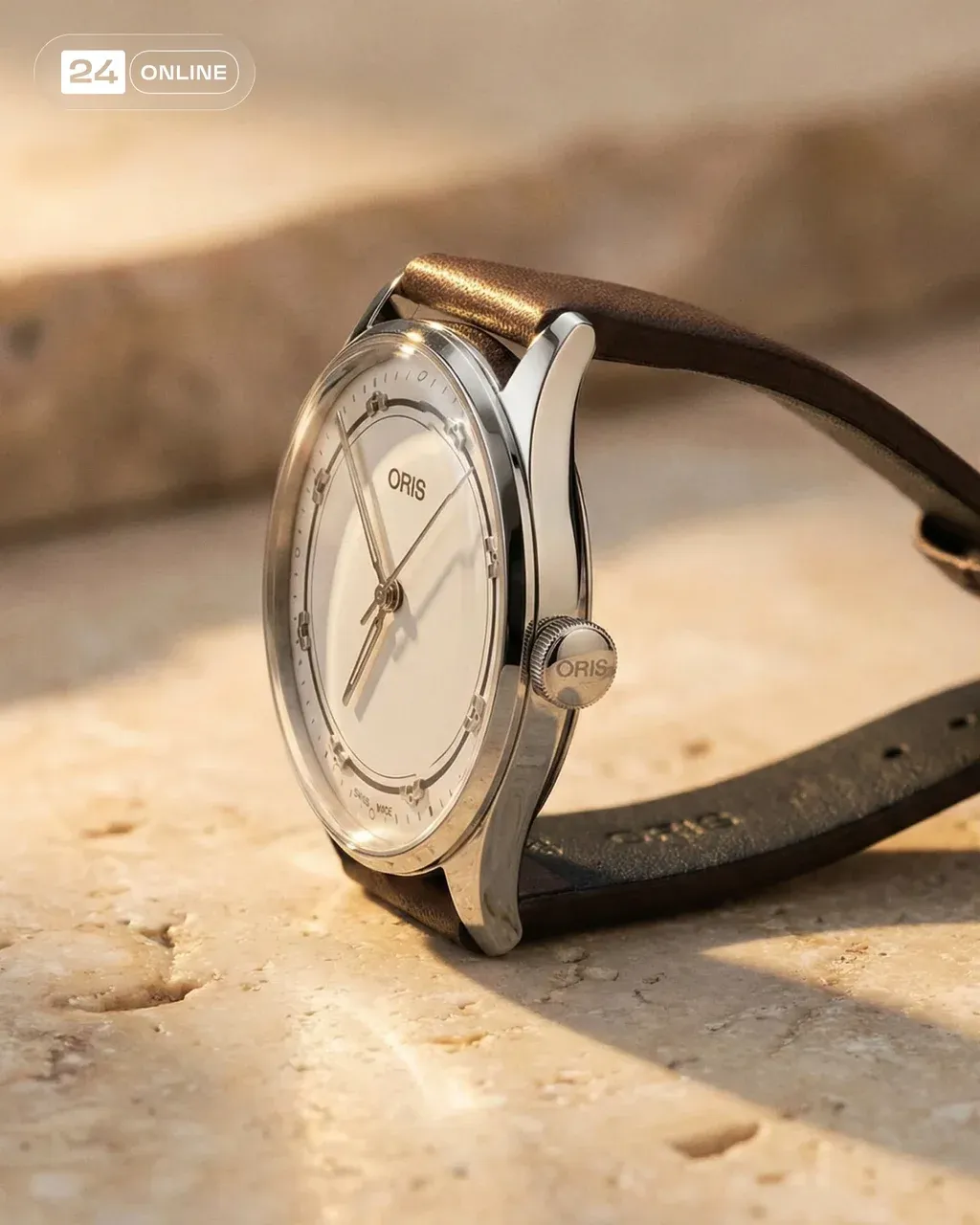 High-end editorial product shot of a PRODUCT standing on its