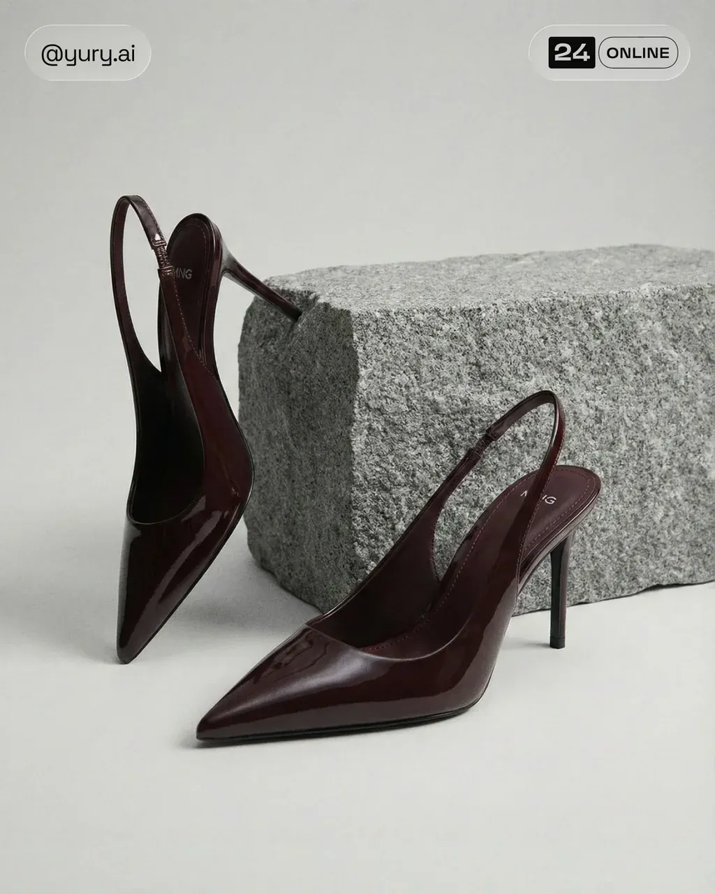 A refined product still life of PRODUCT arranged in an