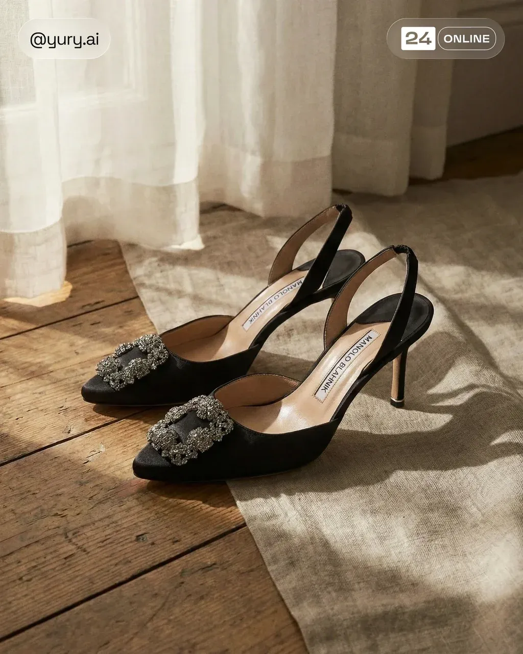 A pair of PRODUCT placed casually on a textured surface,