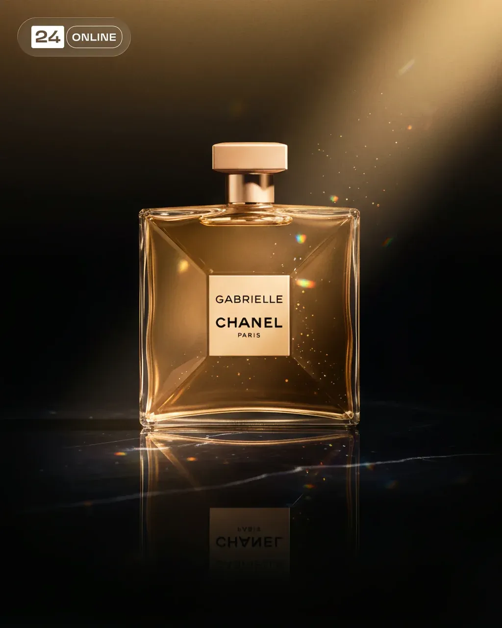 A surreal, ultra-luxury advertisement captures the PRODUCT resting on a