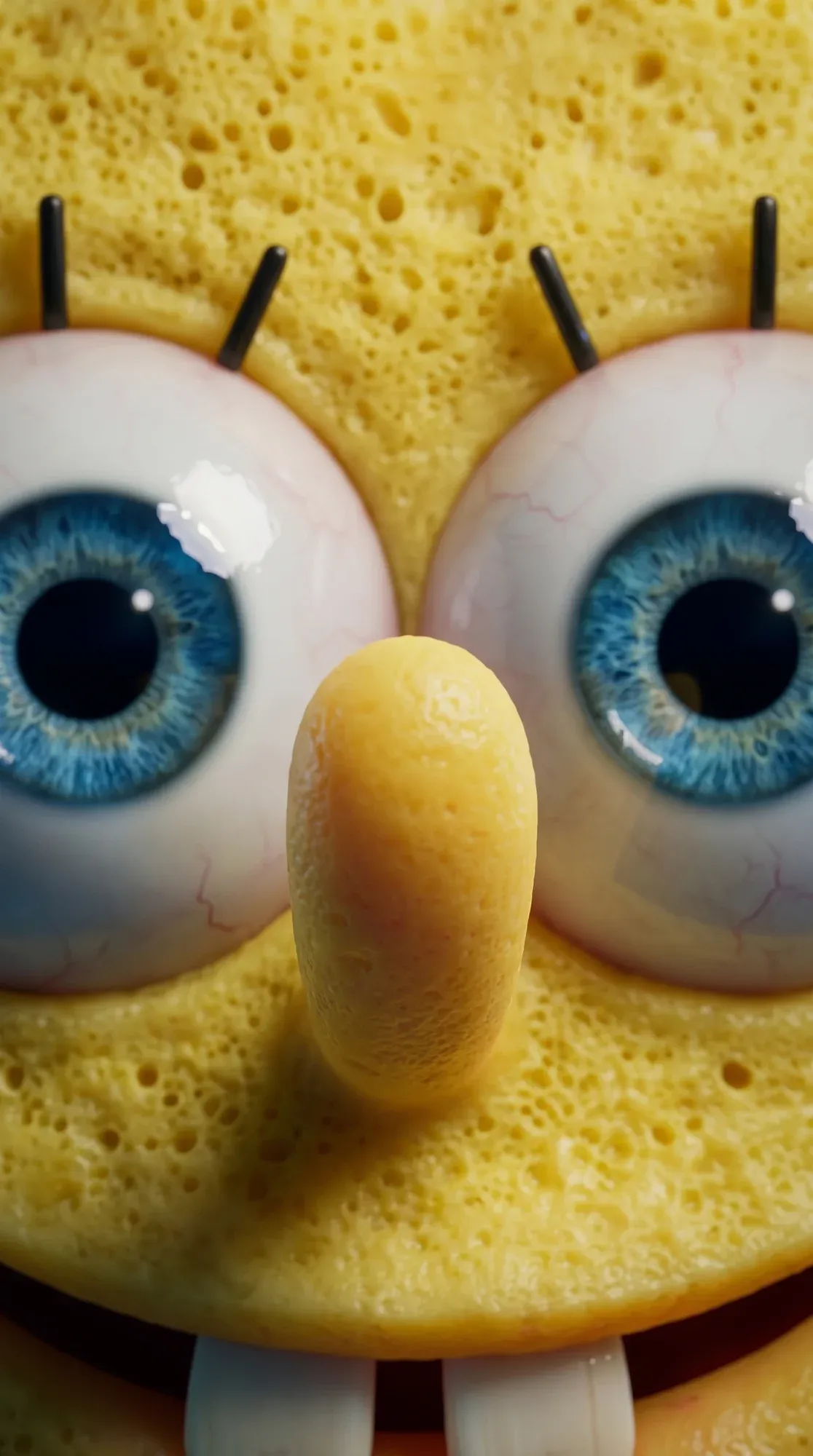 Bob Esponja hiperrealista 3D