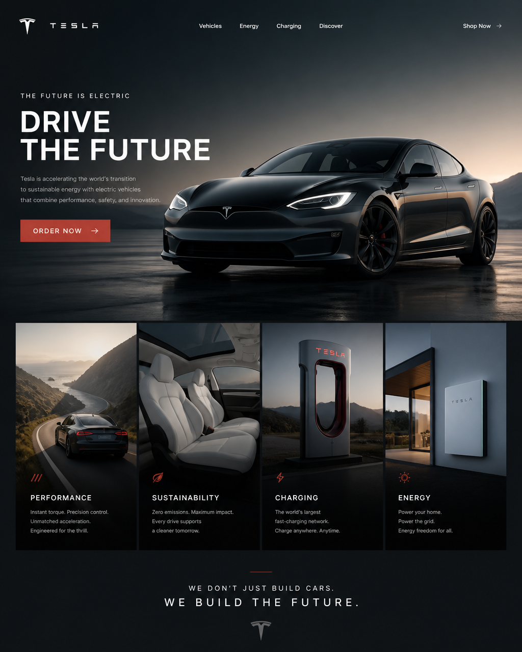 Design a high-end, cinematic landing page website concept for the brand [BRAND NAME]. The…