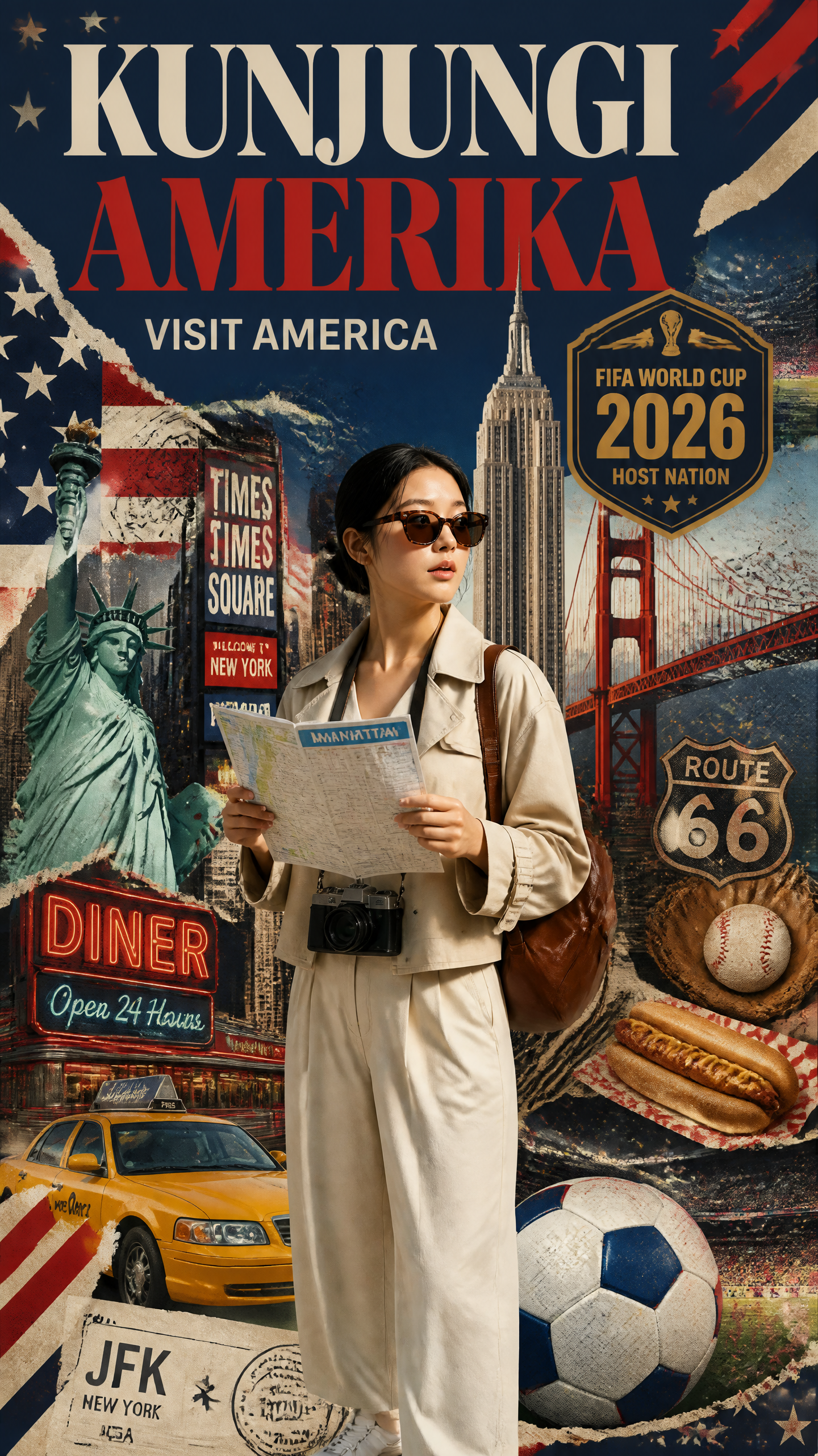 A young Asian woman in her early 20s stands at the heart of an American dream, she's the …