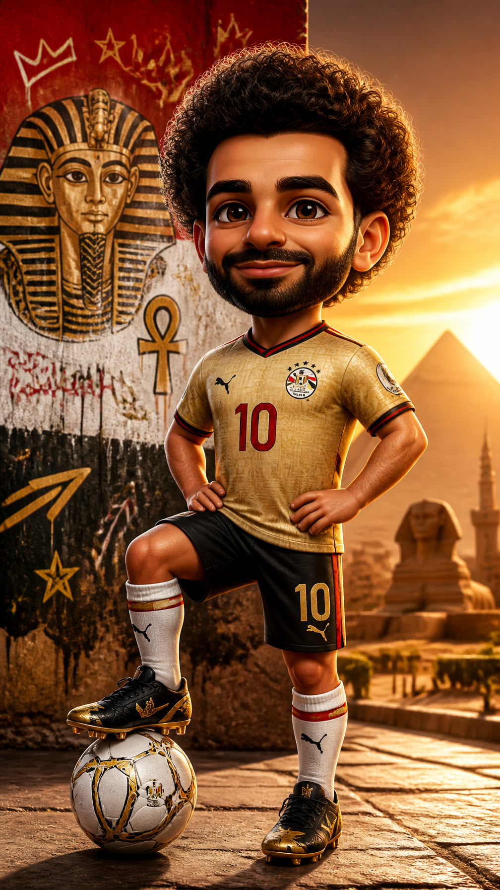 Create a highly detailed and cinematic, hyper-realistic 3D CGI chibi-style illustration i…