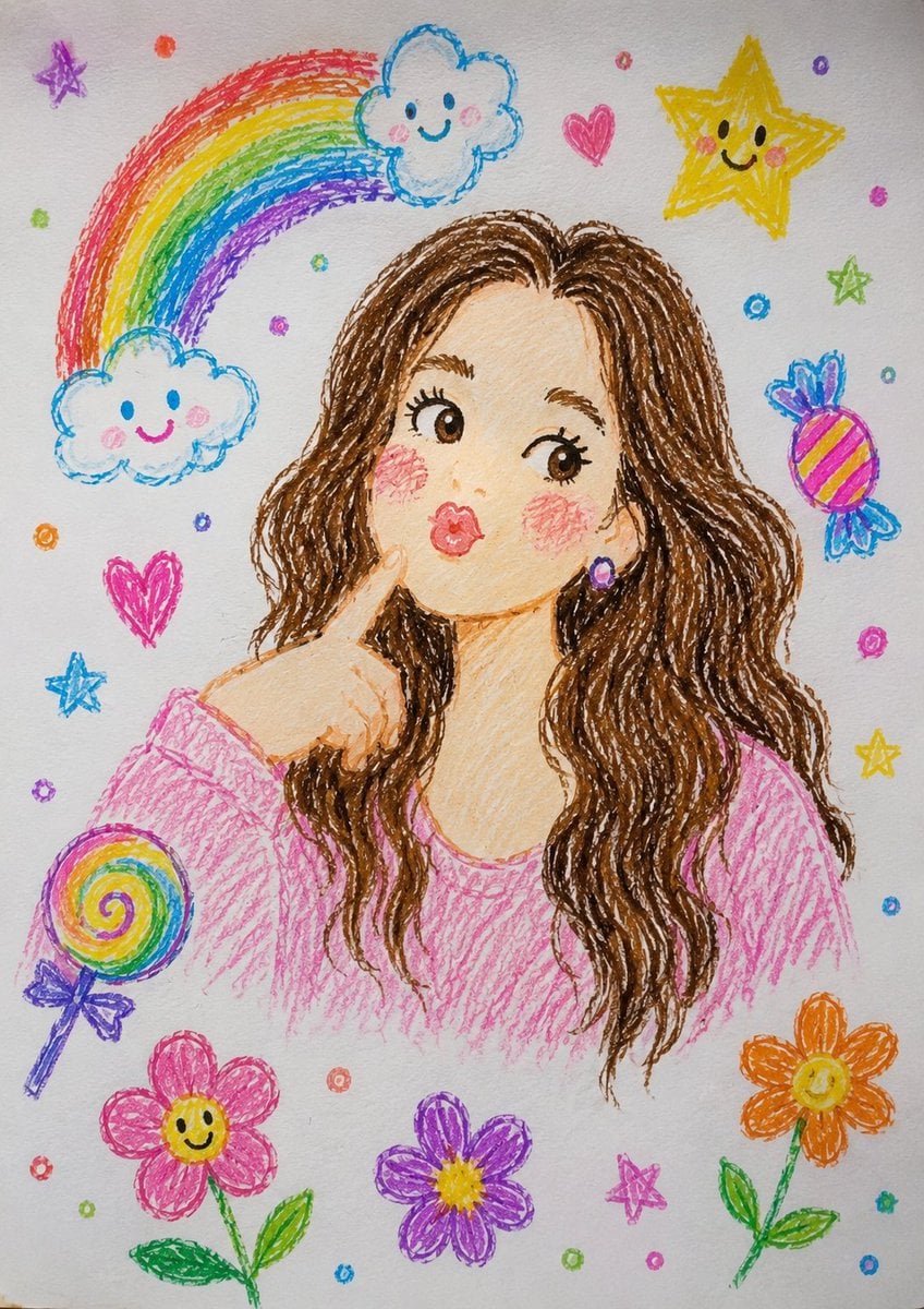 Transform this crayon-style illustration into a highly realistic professional photograph.…