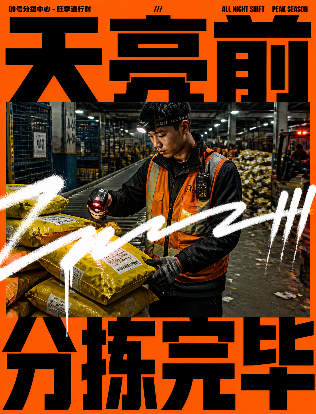 Use the "Neon Type Photo Scribble Poster" visual style as the locked visual system.Create…