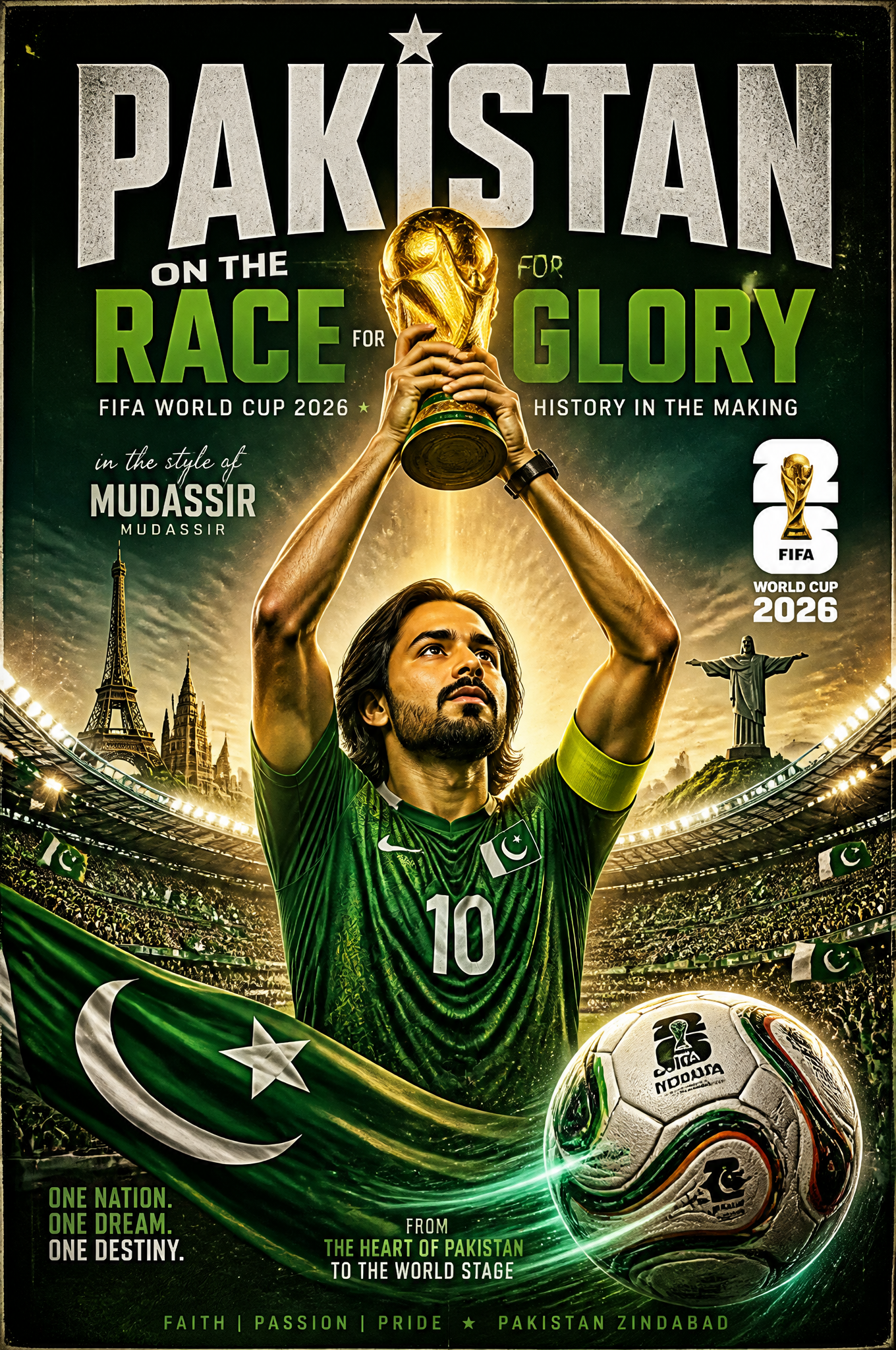 PAKISTAN: PAKISTANMUDASSIR: MUDASSIR MUDASSIR[COUNTRY PRIMARY COLORS, e.g., red, white, b…