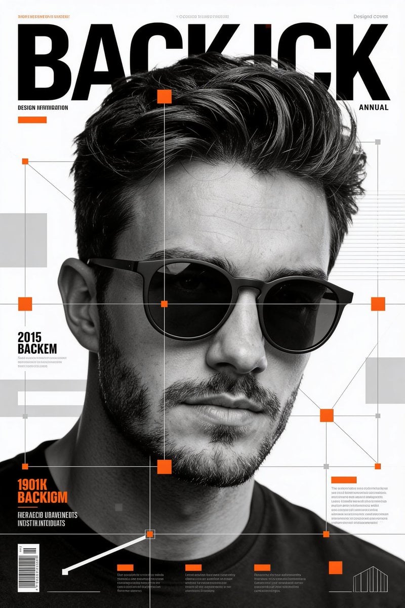 Create a highly graphic Beckham poster built almost entirely in monochrome. The portrait …