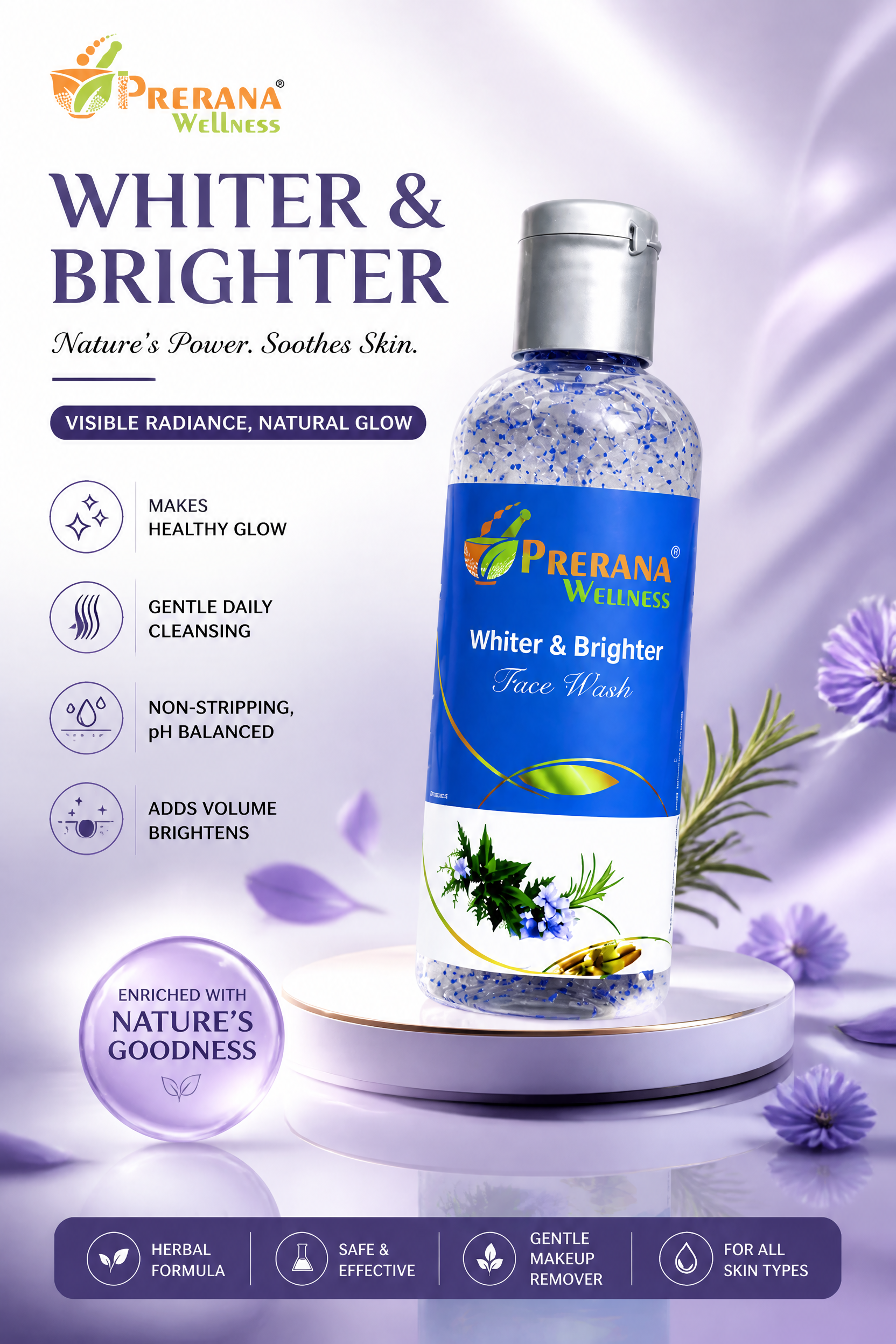Create a premium cosmetic social media poster design inspired by luxury skincare(prerana …