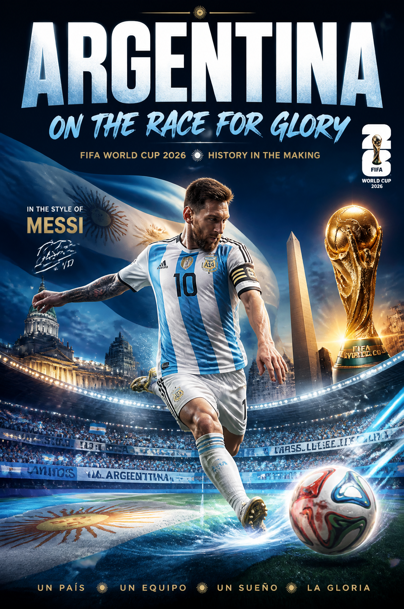 COUNTRY NAME : ARGENTINA PLAYER NAME : MESSI COUNTRY PRIMARY