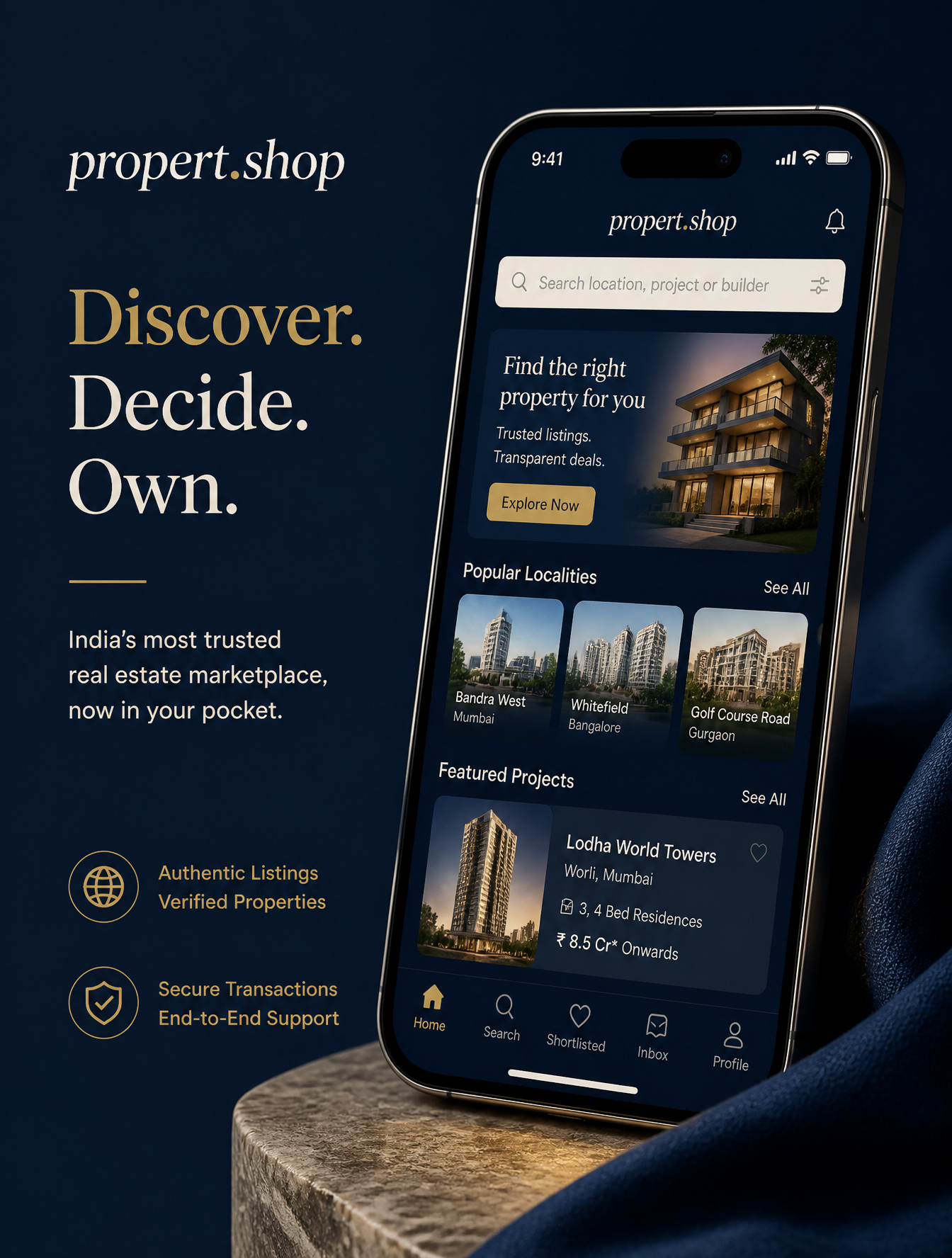 REFERENCE / BRAND TRUTH: Use propert.shop's brand identity as the exact source of truth —…