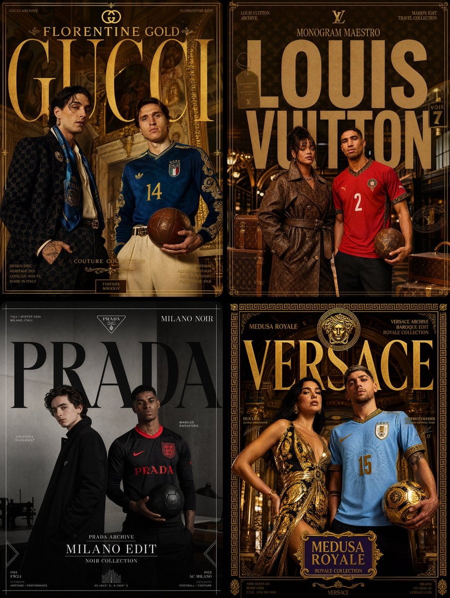 Gucci × Federico Chiesa - Florentine Gold