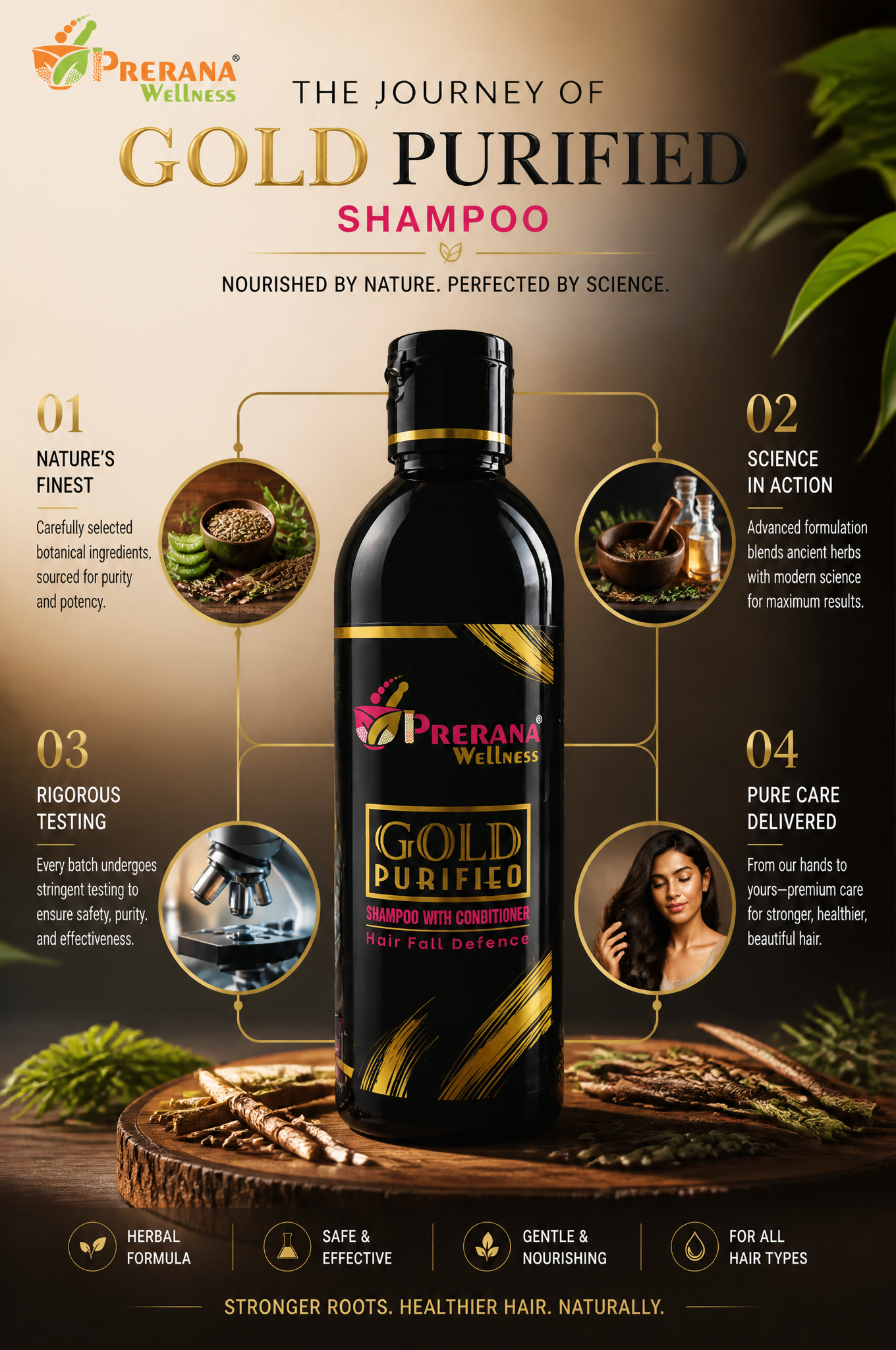 PRODUCT TIMELINE POSTERCreate a premium commercial advertising poster built around a vert…
