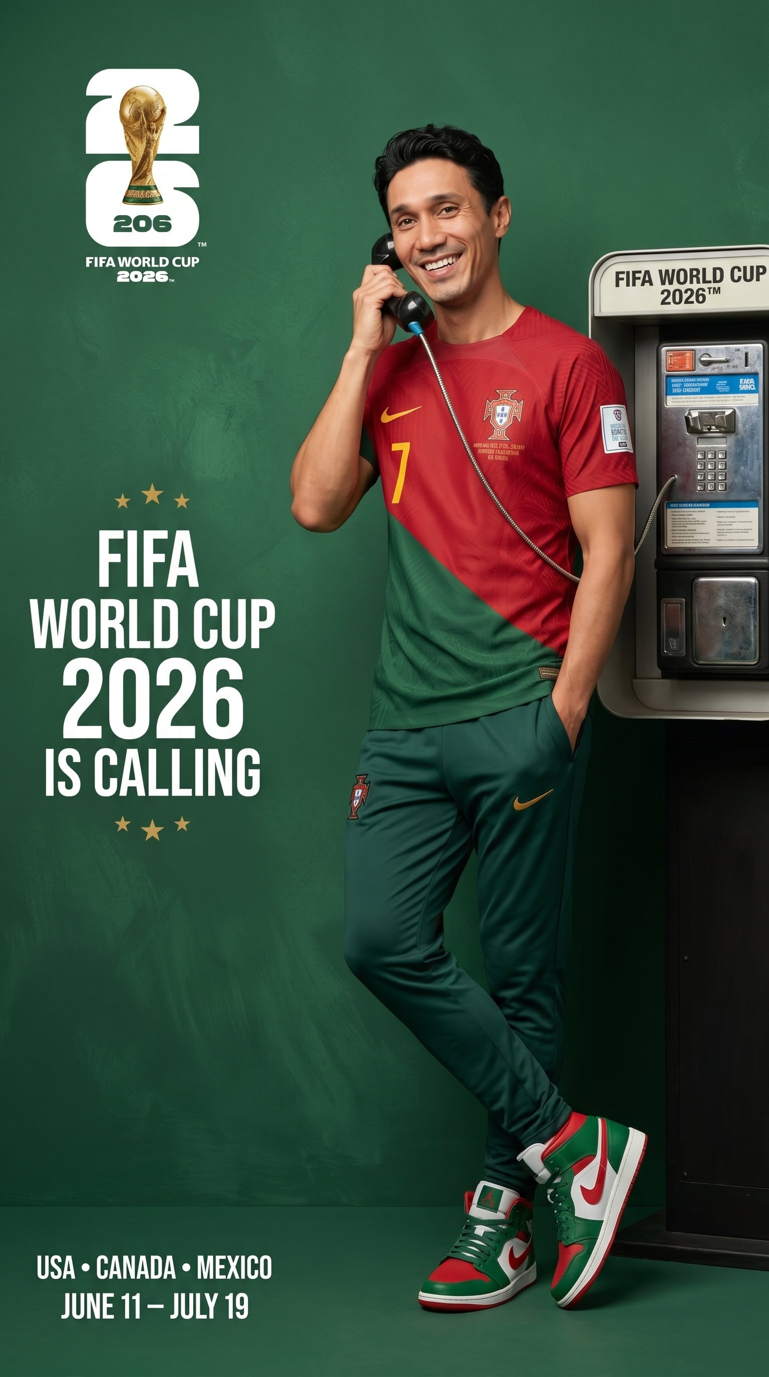 Generate images: Create an ultra-premium FIFA World Cup 2026 global advertising campaign …