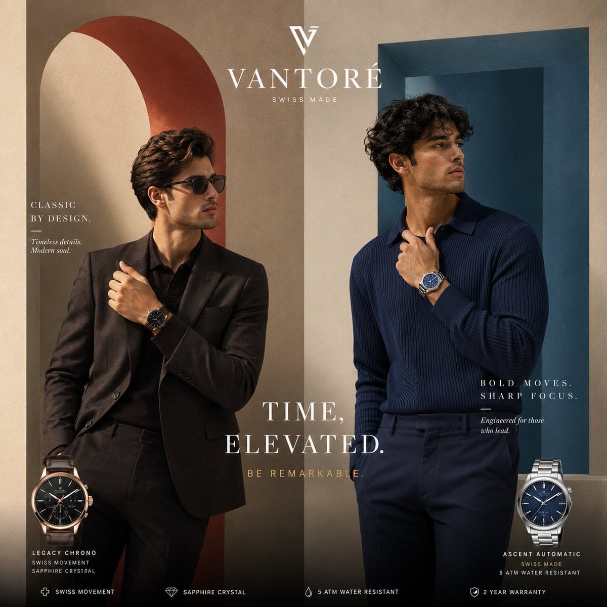 Use reference image for overall composition, luxury editorial layout, clean architectural…