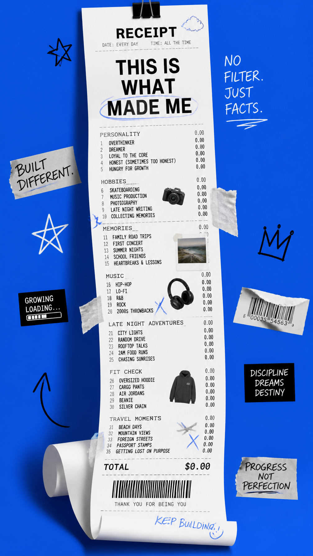 A premium 9:16 youth-culture editorial poster.Main Subject:An extremely long shopping rec…