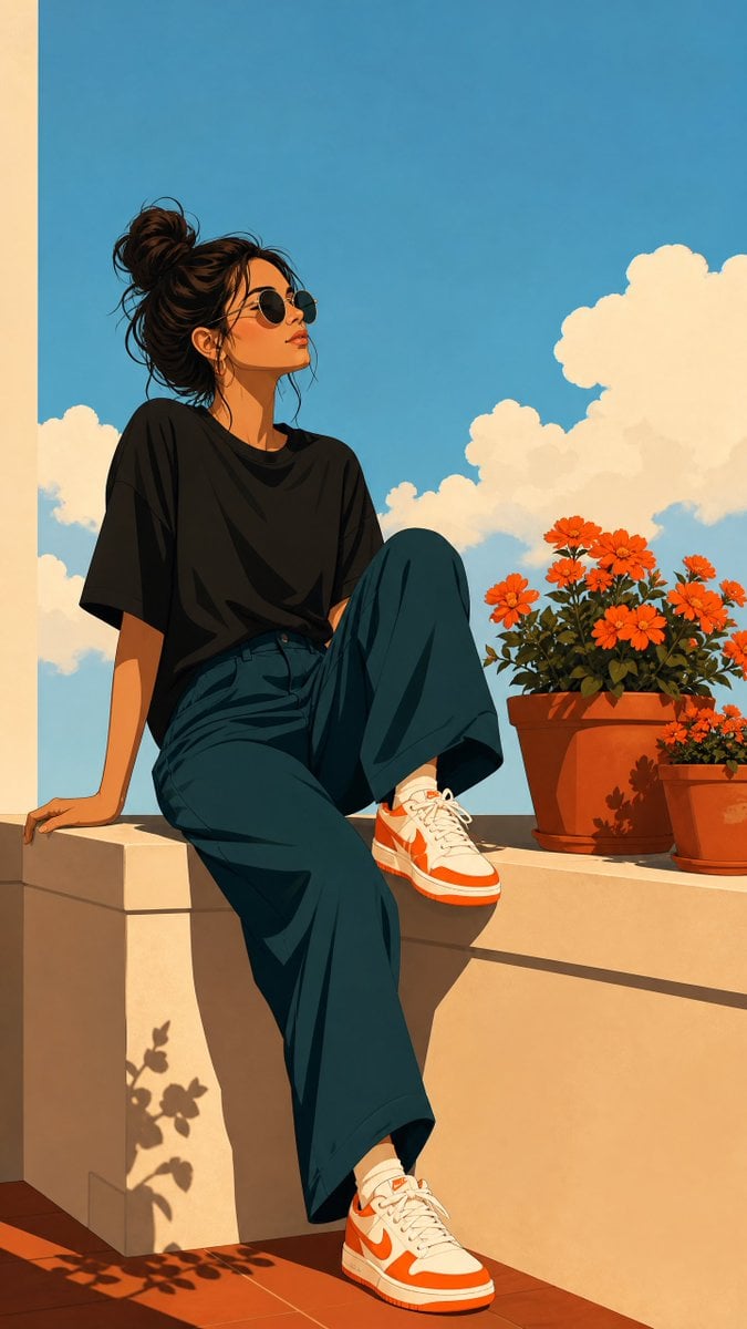An illustration in a clean, modern, flat-color digital art style. The scene depicts a rel…