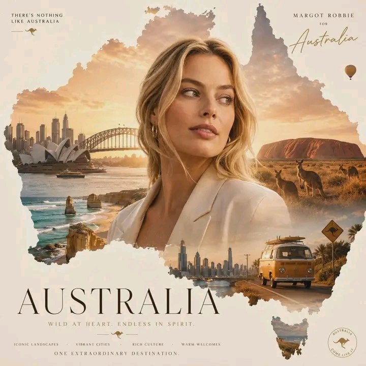 Create a premium tourism campaign poster for [Country Name] in a sophisticated collage-ma…
