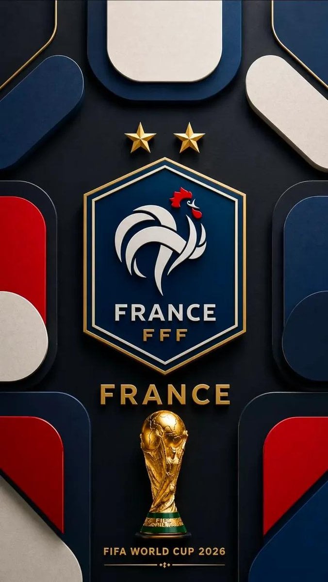 Ultra-premium FIFA World Cup 2026 poster in a luxury 3D layered geometric design style. V…