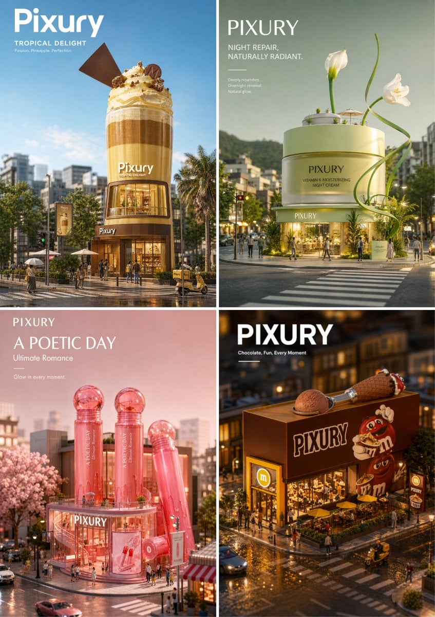 General Tips for Brand Miniature Architecture Posters Please generate a