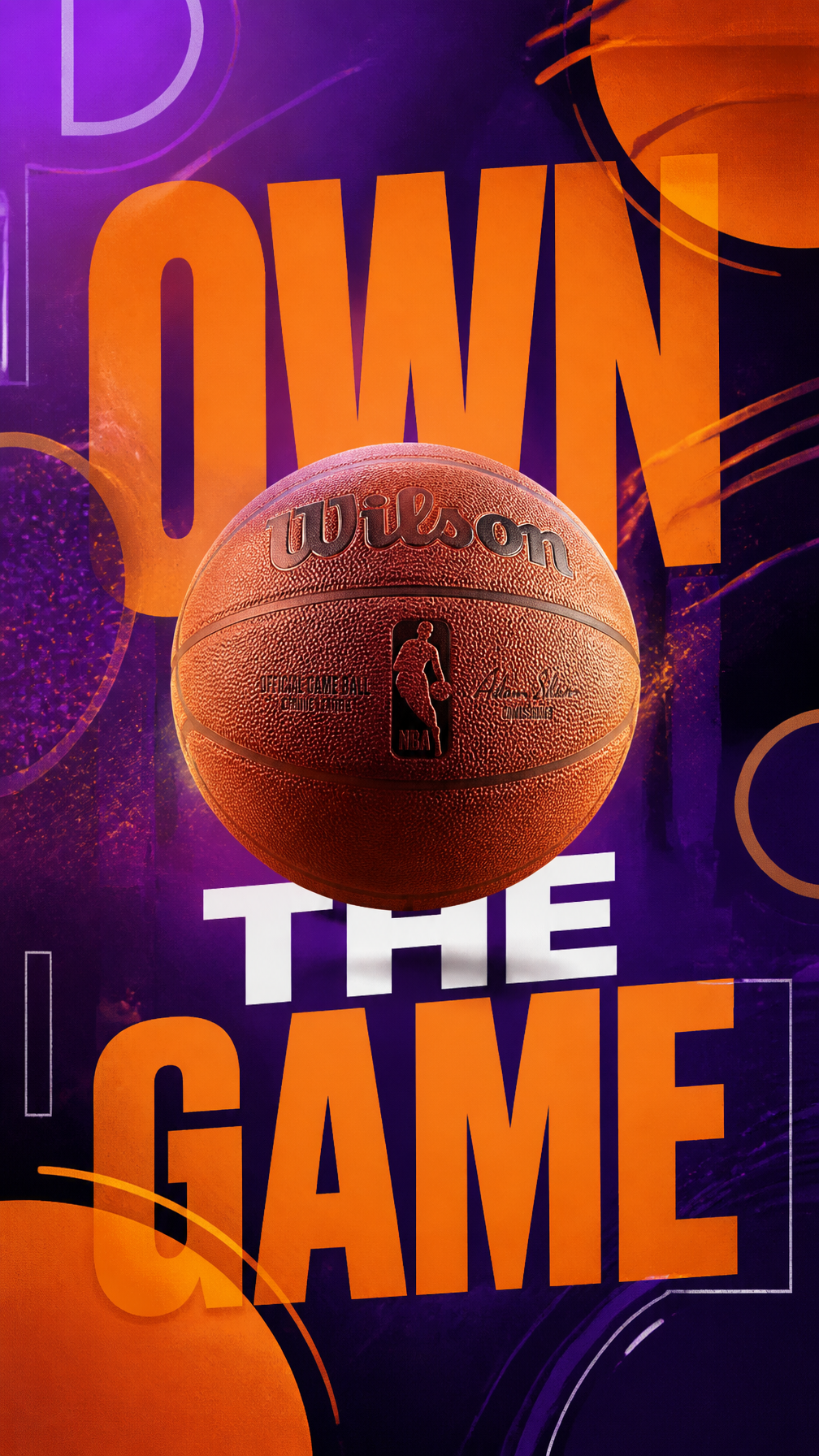 A premium commercial sports campaign poster.Central Subject:
