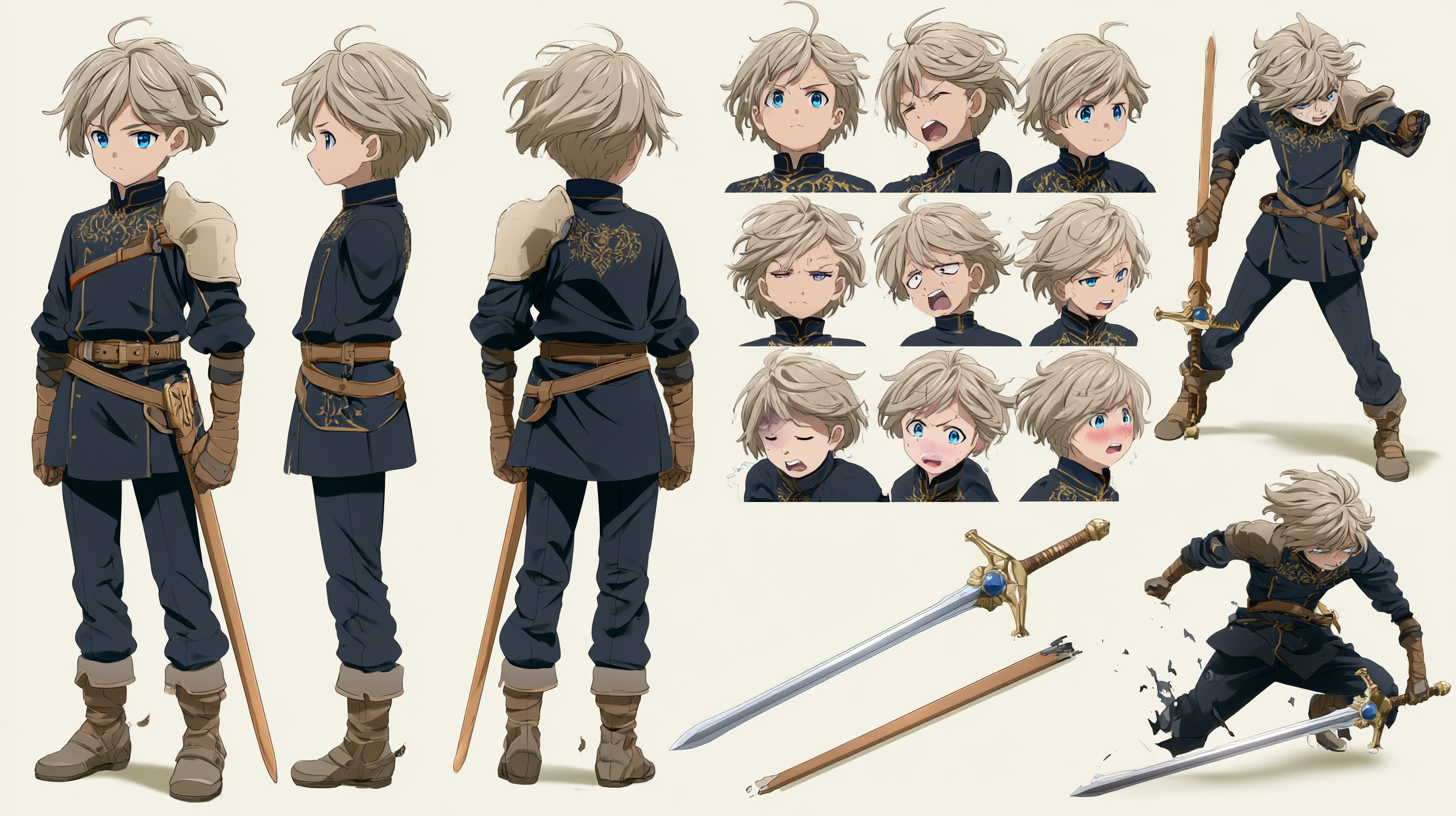 THE LOST CENTURYDARVEN VALDRAKEMASTER CHARACTER REFERENCE SHEET16:9 HORIZONTAL FORMATSTYL…