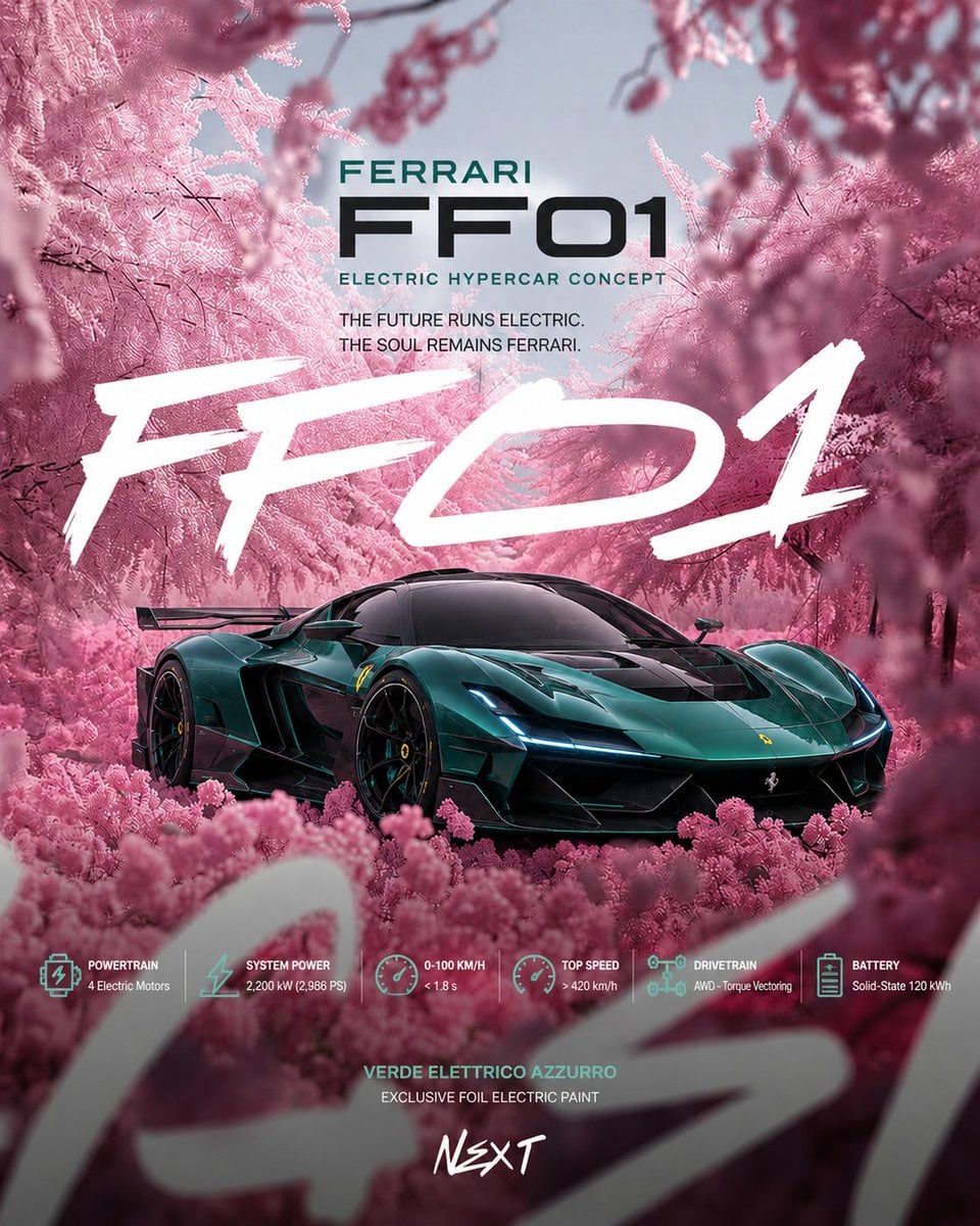 Create an ultra-premium cinematic automotive poster artwork in square format (1:1).