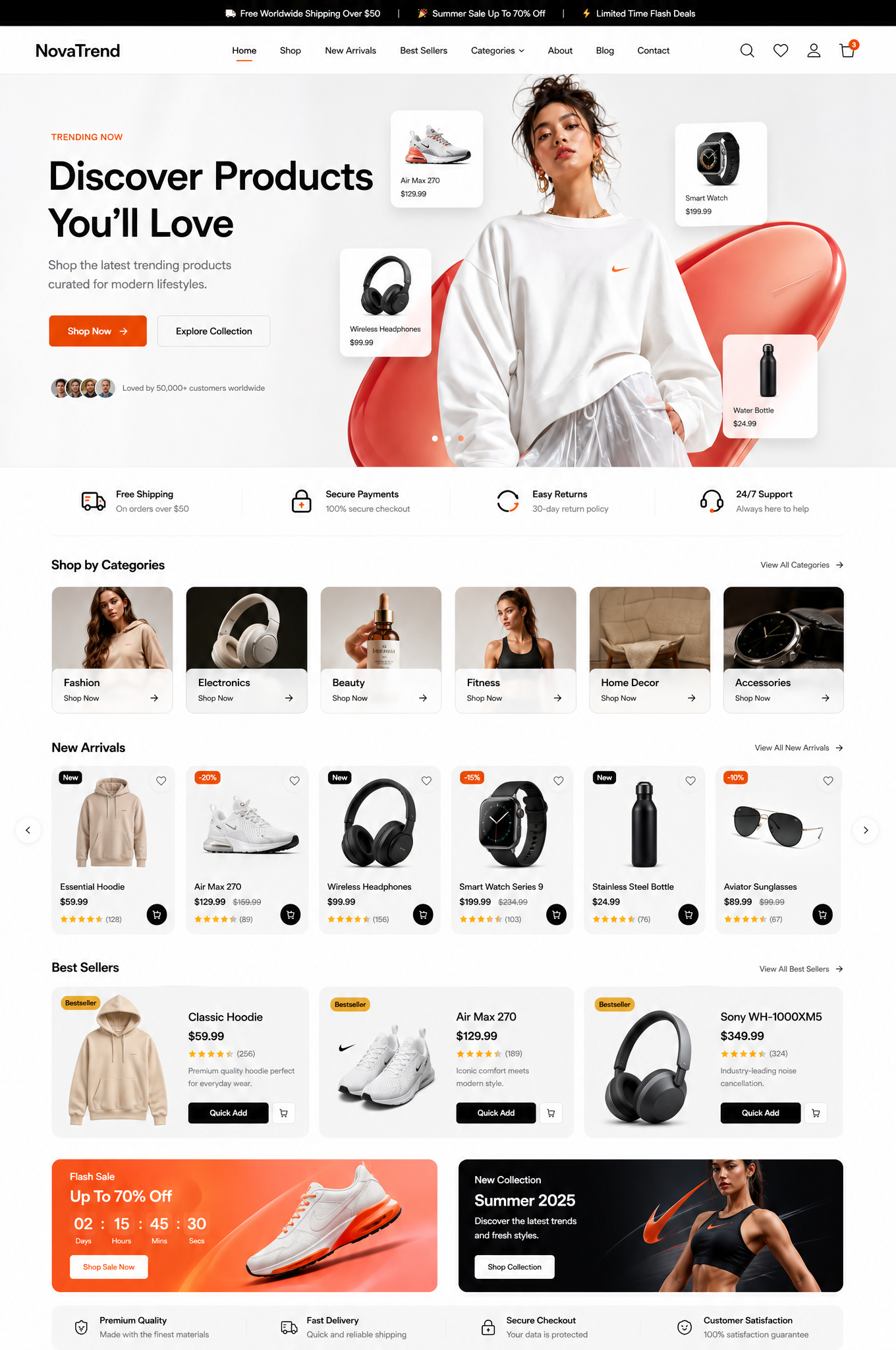 COMPLETE ECOMMERCE WEBSITE UI/UX DESIGN PROMPTDesign a world-class premium eCommerce webs…