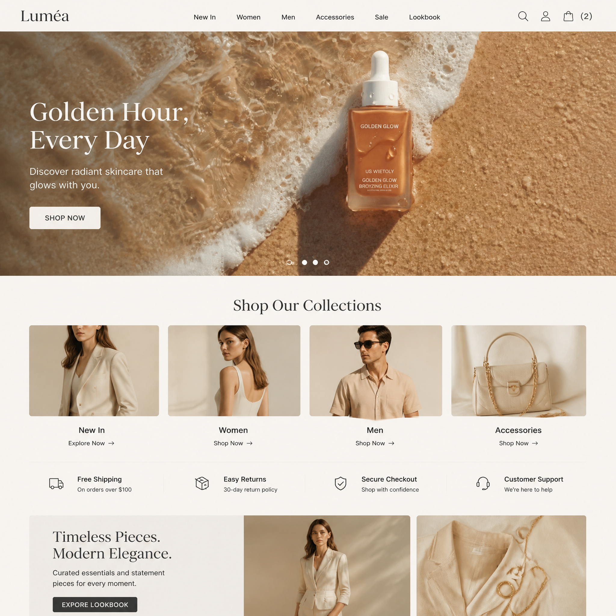 This project showcases Luméa, a modern fashion e-commerce website designed with a refined…