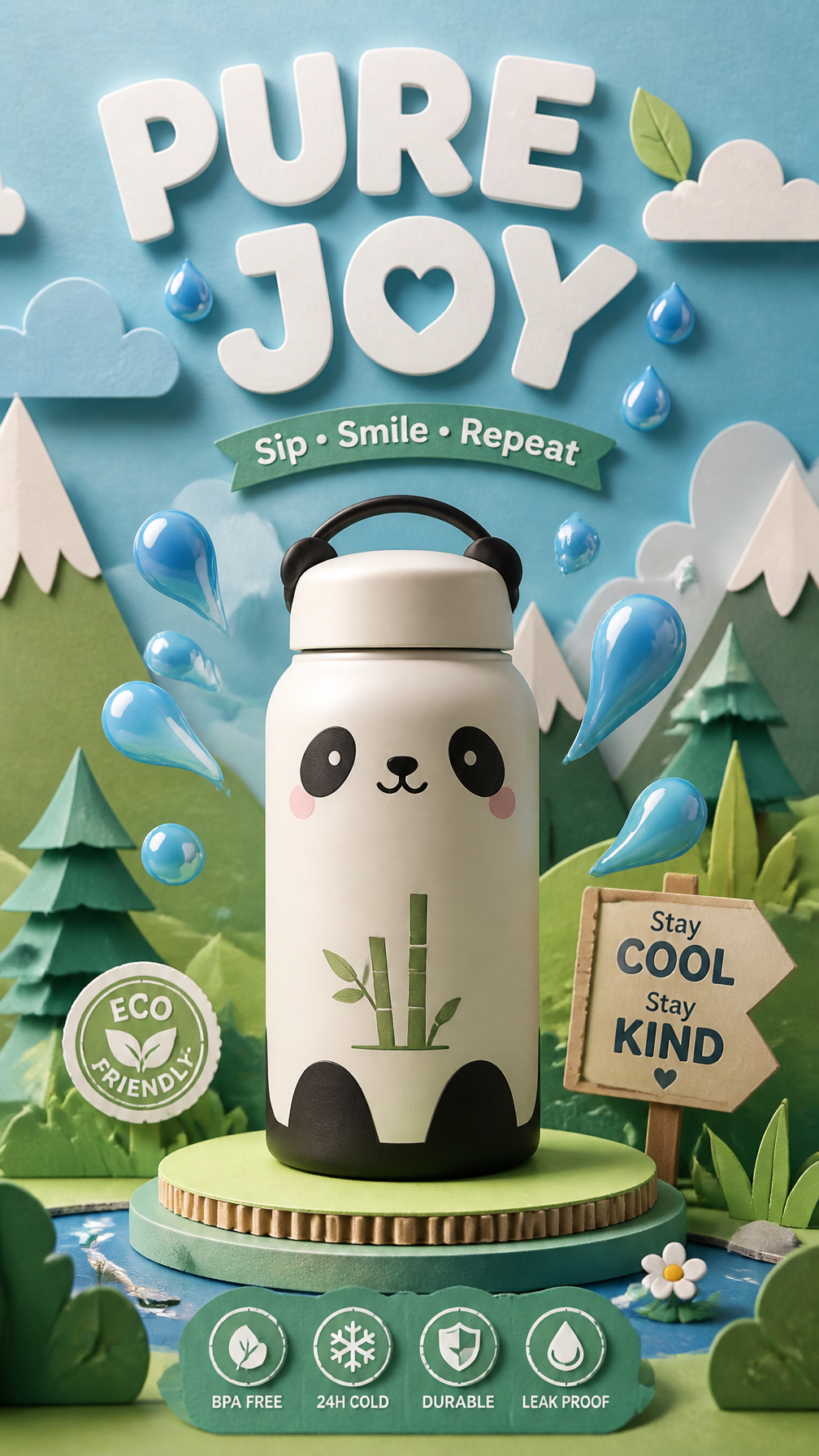 3D PAPERCRAFT MERCHANDISING DISPLAY SYSTEM