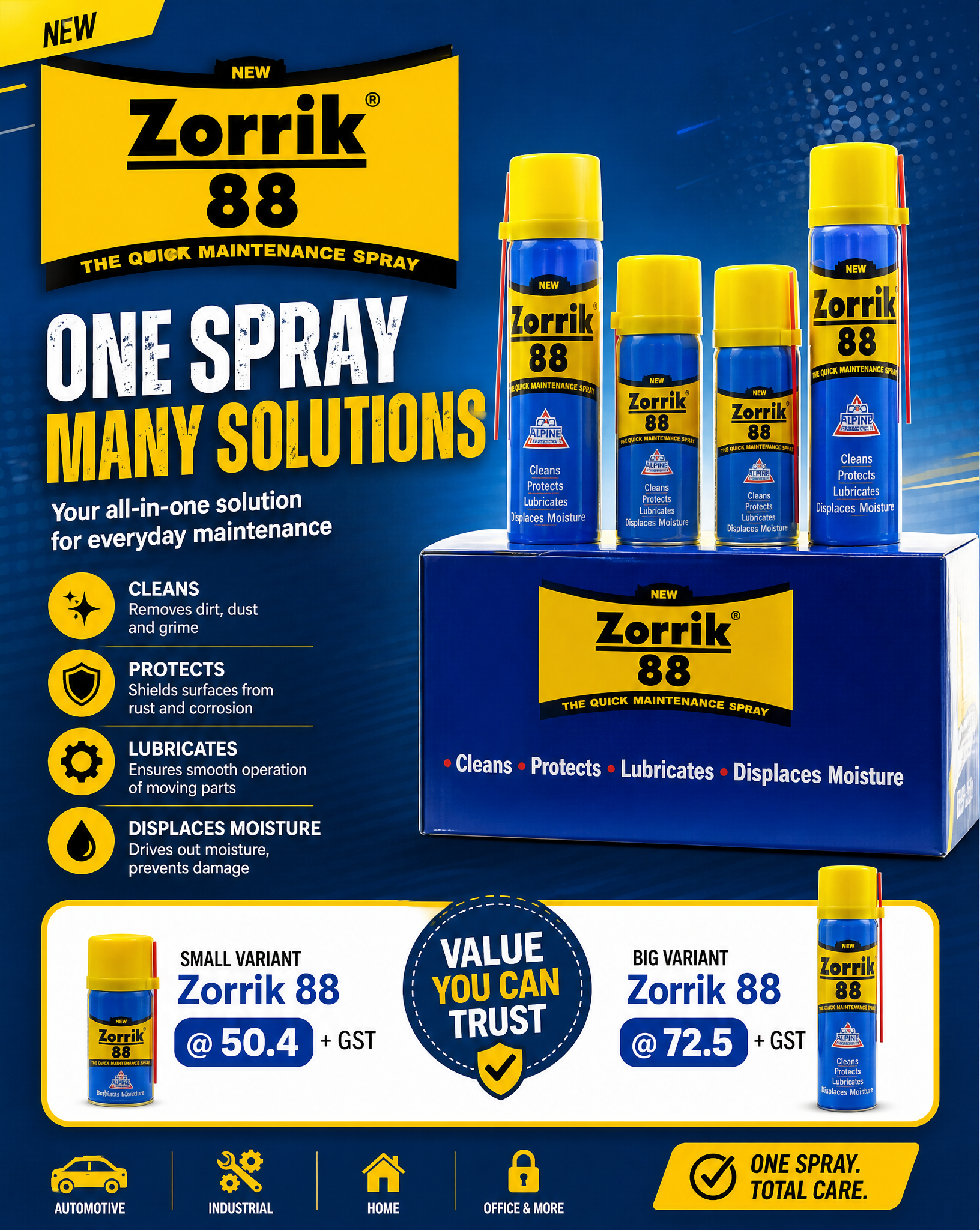I want to design a flyer for this Zorrik Product, also I want to add a pop out at bottom …