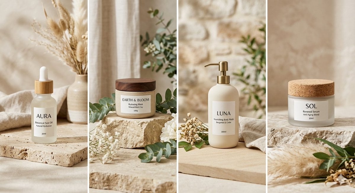 A professional prompt for generating realistic, elegant product photography in a natural …