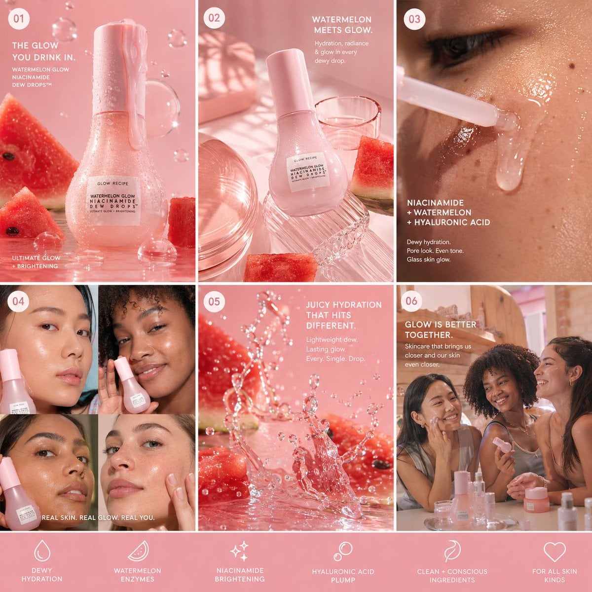 MASTER CREATIVE JUMBO PROMPT - GLOW RECIPE “REAL SKIN. DREAM GLOW.” CAMPAIGN