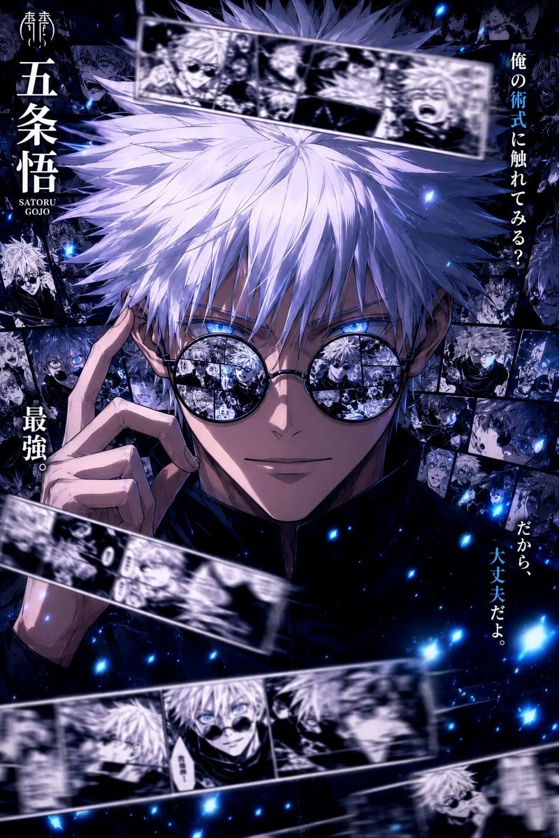 Ultra detailed anime manga character poster of [CHARACTER NAME], dramatic front-facing up…