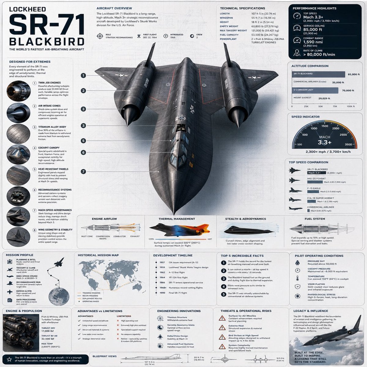 Create a premium square “reference-style aviation infographic” centered around the legend…