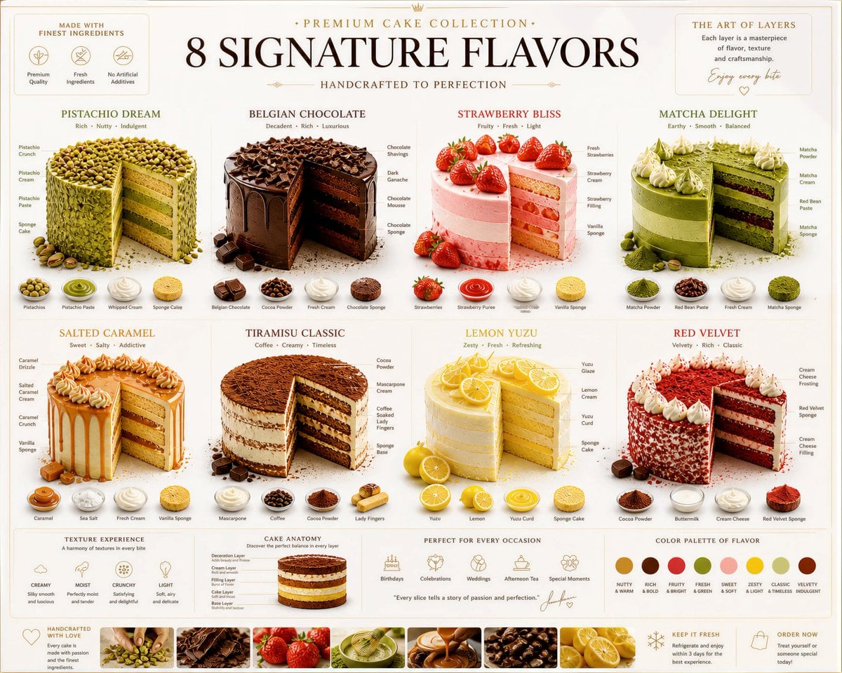 You are a world-class food photographer and infographic designer.