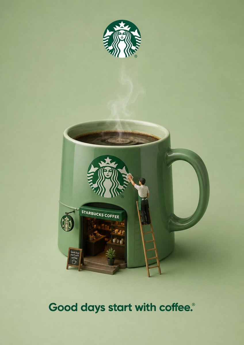 Create a creative 3D advertisement for [ type here any brand ], featuring a surreal objec…