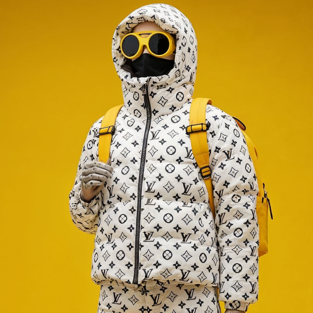 Mannequin AI Art wearing LV