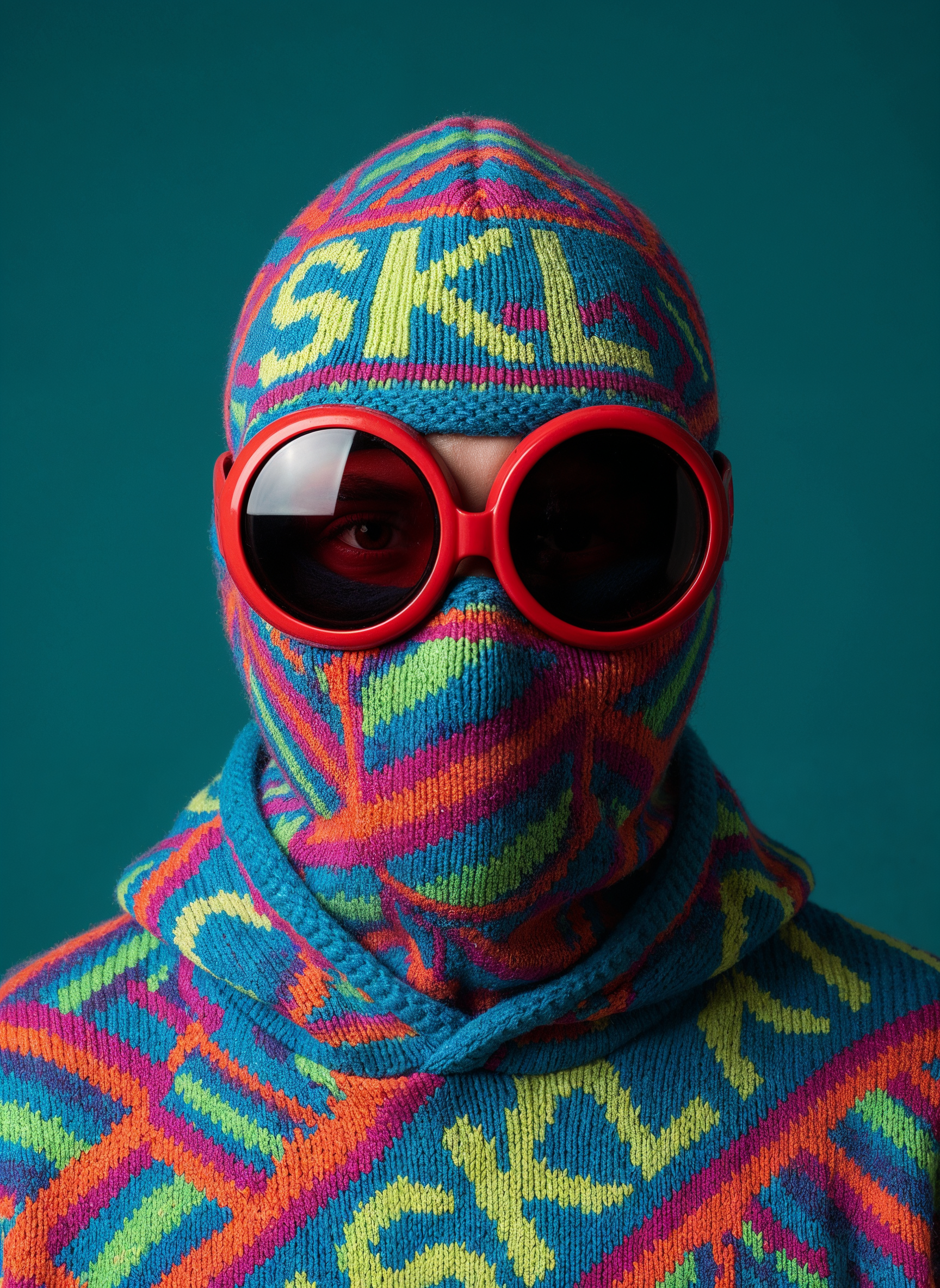 A Person with knitted beanie